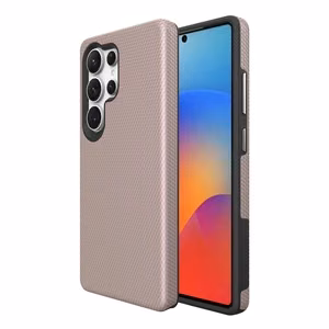 Dėklas Perfectionists Triangle Case Samsung S908 S22 Ultra 5G rožinio aukso