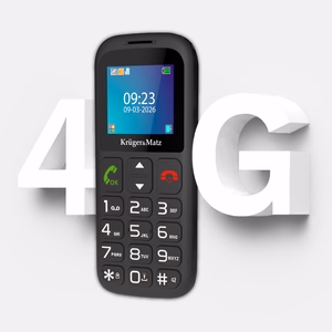 Krüger&Matz Simple 923 – 4G mobilusis telefonas senjorams (KM0923-4G)