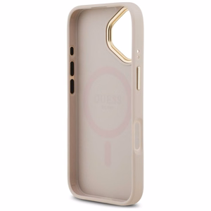 GUESS чехол для IPHONE 17 совместимый с MagSafe GUHMP17SP4MSEGCP (PU 4G W/ Classic) розовый