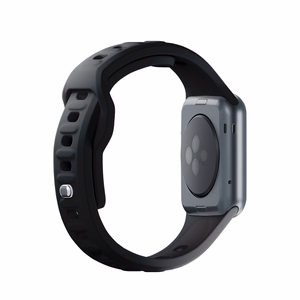 38/40/41/42 mm Black (small) - 3mk Silicone Watch Strap for Apple