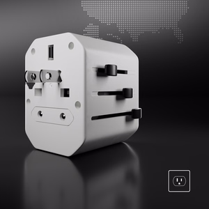 Универсальный дорожный адаптер SBS TEADAPTUSBTCUNI USB-C USB-A - белый