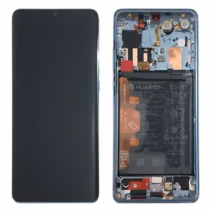 LCD ekranas Huawei P30 PRO su lietimo ekranu, rėmeliu ir baterija Breathing Crystal originalus (naudotas Grade A)