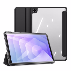 "Dux Ducis Toby" šarvuotas atlenkiamas dėklas, skirtas "Samsung Galaxy Tab A11 Plus/A9 Plus" - juodas