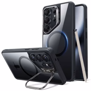 ESR Classic Hybrid Kickstand MagSafe Чехол для Samsung Galaxy S26 Ultra прозрачно-чёрный