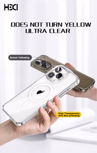 Dėklas HDD Clear MagSafe Case Apple iPhone 15 skaidrus