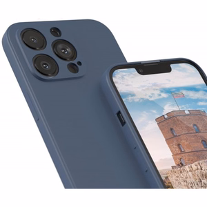 Minkštas dėklas telefonui XIAOMI Redmi Note 13 5G tamsiai mėlynas