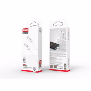 XO кабель NB-Q190B PD USB-C - USB-C 2,0м 60W белый