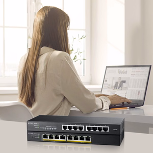 Zyxel GS1915-8 Valdomas L2 Gigabit Ethernet (10/100/1000) Juoda