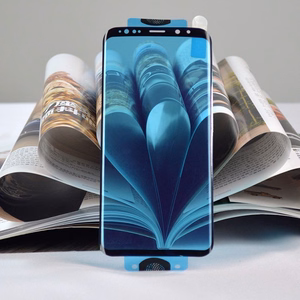 3D Edge Nano Flexi Glass Hybrid защитная плёнка с рамкой для Samsung Galaxy S21+ 5G (S21 Plus 5G) чёрный