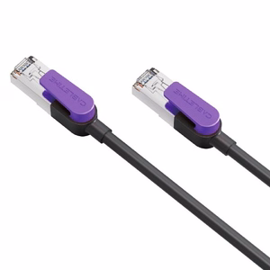 Cable Cat8 S/STP, 8m, black