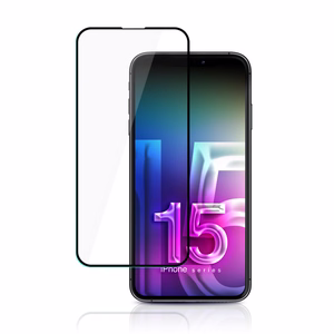 Закалённое стекло 3mk Hard Glass Max Lite Apple iPhone 15 Plus чёрный
