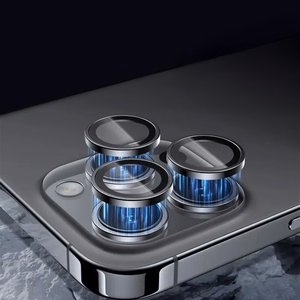 Tempered glass Tel Protect 3D Lens on camera for Iphone 11 black (lens 2 pieces)