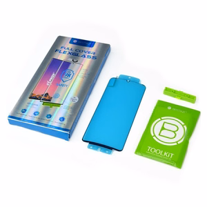3D Edge Nano Flexi Glass Hybrid viso ekrano apsauga su rėmu skirta Xiaomi Mi 11 skaidrus
