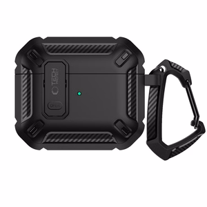 Tech-Protect X-Carbo dėklas AirPods Pro 1 / 2 - juodas