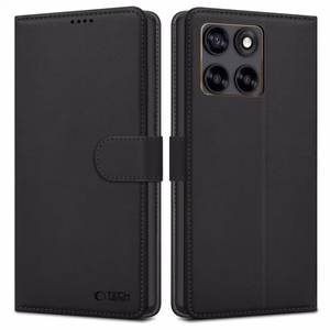 Tech-Protect Wallet dėklas skirtas Motorola Edge 70 Fusion / Fusion + 5G - juodas