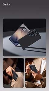 Benks Magnetic Armor Air Kevlar Чехол Metal Frame 600D (J050) для Samsung Galaxy S26 Ultra чёрный