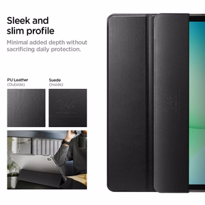 "Spigen Smart Fold" dėklas, skirtas "Samsung Galaxy Tab A9+" / A11+ - juodas