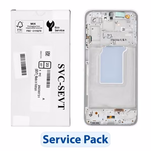 ServicePack LCD ekranas SAMSUNG A26 5G A266B baltas GH82-37049B