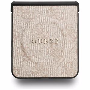 Guess 4G Classic Magnetinis dėklas telefonui Samsung Galaxy Z Flip 7 - rožinė