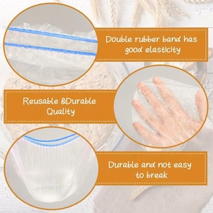 Reach UC100 Universal Elastic Dish and Food Covers 100 pcs.