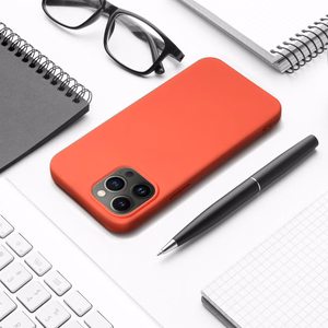 SILIKONINIS dėklas telefonui XIAOMI Redmi 15 4G / 15 5G (171.1mm) persikinis