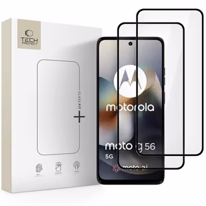 Tech-Protect Glass Fit+ закалённое стекло 2 шт. для Motorola Moto G56 5G - чёрное