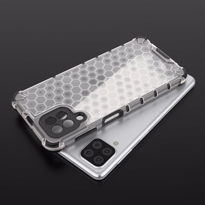 Honeycomb dėklas apsauginis su TPU buferiu Samsung Galaxy A22 4G skaidrus