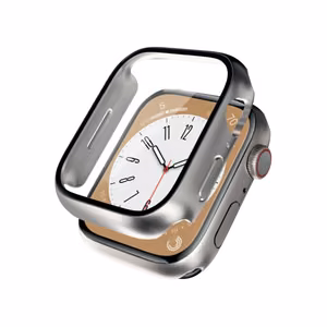 Защитный чехол Crong Hybrid Watch Case со встроенным стеклом для Apple Watch 41 мм, цвет Starlight