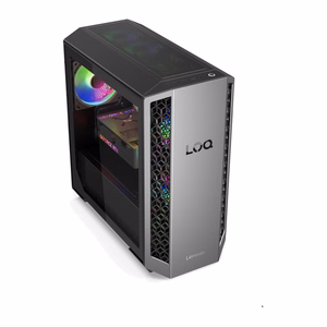 Lenovo LOQ Tower 26ADR10 Ryzen 7 8745HX 32GB DDR5 5200 SSD1TB GeForce RTX 5060 8GB Win11 pilkas / juodas