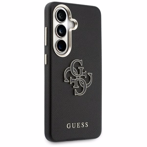 Guess case Grained Big 4G Metal Logo for Samsung Galaxy S26 black