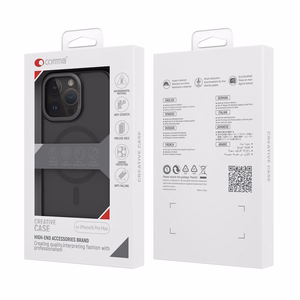 Dėklas telefonui Comma Joy Elegant Mag iPhone 15 Plus mėlynas