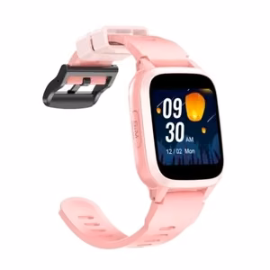 HiSmart Q112A children's 4G GPS smartwatch with video calls, pink