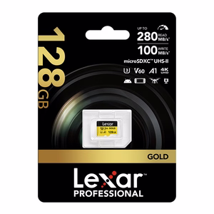 Карта памяти Lexar GOLD microSDXC 128 ГБ