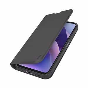 SBS Piniginė Smooth Dėklas for Motorola Moto G56 with Atverčiamas Dėklas - juodas