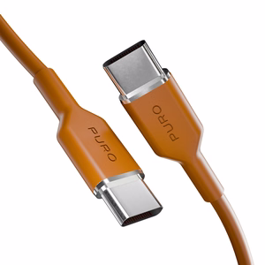 Кабель Puro ICON USB-C — USB-C 1.5м оранжевый