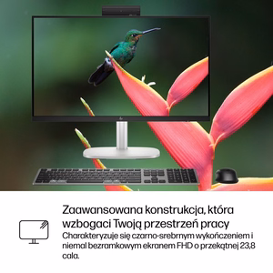 HP Elite Studio 8 AiO G1i Ultra 7 265 23.8"FHD 250nits IPS LBL AG 16GB DDR5 5600 SSD1TB Intel Graphics Cam5MP W11Pro 3Y OnSite