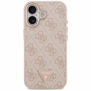Guess 4G Triangle Logo MagSafe Case for iPhone 17 - Rose Gold