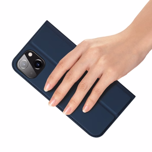 Dux Ducis чехол-кошелёк Skin Pro для iPhone 15 Plus синий