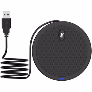 Techly ICC SH-22 mikrofonas Juoda Konferencijos mikrofonas