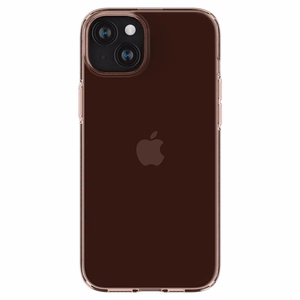 Spigen Crystal Flex чехол для iPhone 15 Plus - розовый/прозрачный