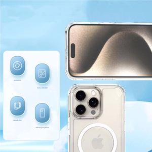 Wozinsky skaidrus kampinis MagSafe dėklas Samsung Galaxy S24 FE - permatomas