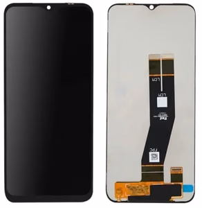 LCD ekranas Samsung A145 A14 4G 2023 su jutikliniu ekranu (Black flex) juodas originalus