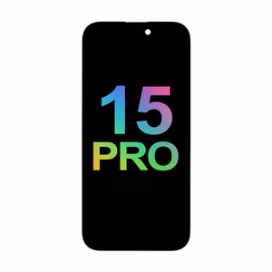Mecanico Soft OLED ekranas Incell iPhone 15 Pro su rėmu (Support IC Transplant) - juodas