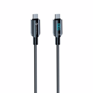 Кабель USB C to USB C Forcell F-Energy QC4.0 PD 5A 100W Digital 1,2 m C277 чёрный