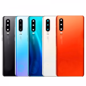 Galinis dangtelis suderinamas su Huawei P30 / baltas perlinis / (su kameros lęšiu) HQ