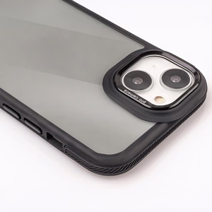 Crystal Black dėklas telefonui Samsung Galaxy M55 5G juodas