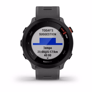Garmin Forerunner 55 – GPS išmanusis laikrodis, MIP, 42 mm, pilkas