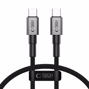 Кабель Tech-Protect UltraBoost DNA USB-C PD60W 3A 25 см - серый