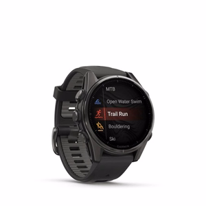 Išmanusis laikrodis Garmin Fenix 8 Sapphire juodas/pilkas