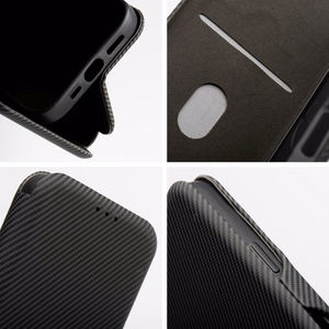 FOLIO šoninis magnetinis knygos tipo dėklas, suderinamas su S-PEN, skirtas SAMSUNG S25 ULTRA, juodas